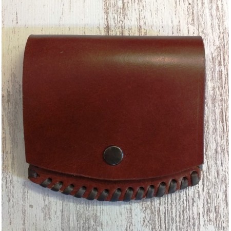 Monedero de cuero artesanal | Doble departamento hecho a mano