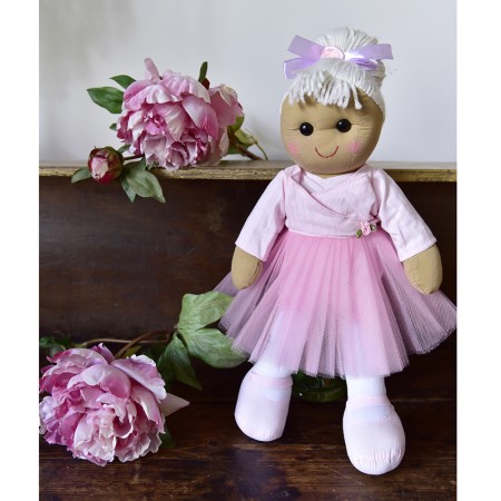 Muñeca de trapo artesanal de algodón | Clásica y suave