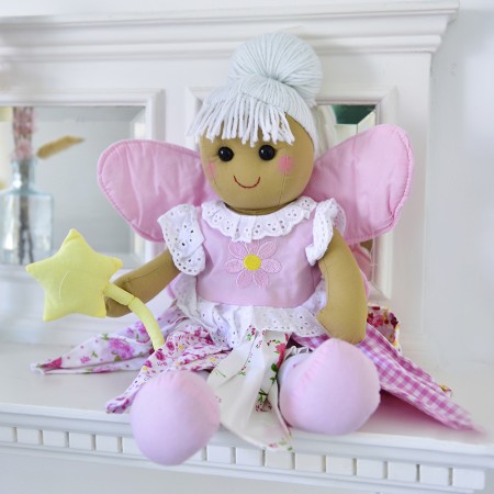 Muñeca de trapo artesanal de algodón | Clásica y suave