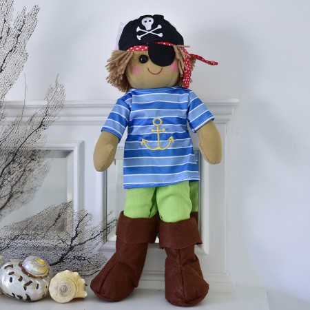 Muñeca de trapo artesanal de algodón | Clásica y suave