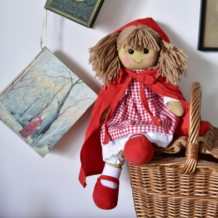 Muñeca de trapo artesanal de algodón | Clásica y suave