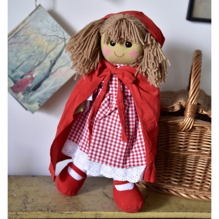 Muñeca de trapo artesanal de algodón | Clásica y suave