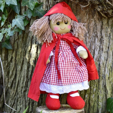 Muñeca de trapo artesanal de algodón | Clásica y suave