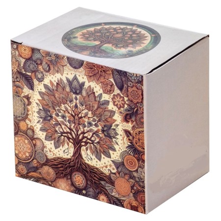 Taza de infusión árbol de la vida | Porcelana con filtro