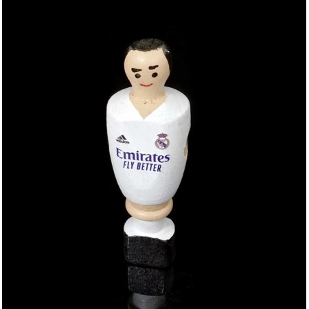 Imanes de jugadores de futbolín de La Liga hechos a mano en madera de haya, pintados a mano en España