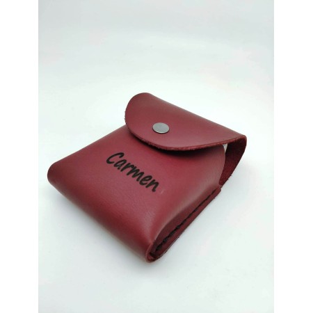 Pitillera de cuero personalizable