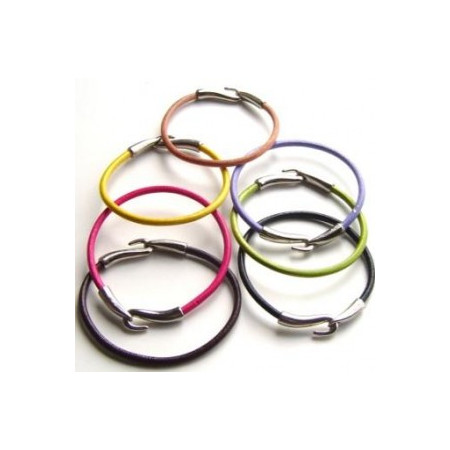 Pulsera cuero redondo