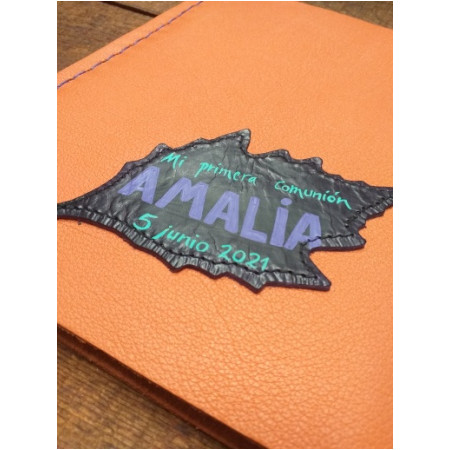 Libreta de cuero personalizada