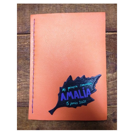 Libreta de cuero personalizada