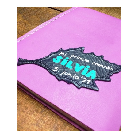 Libreta de cuero personalizada