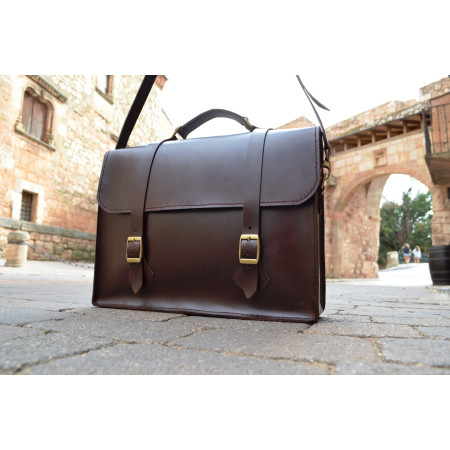 Maletín de cuero Abeba