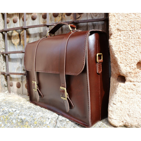 Maletín de cuero Abeba