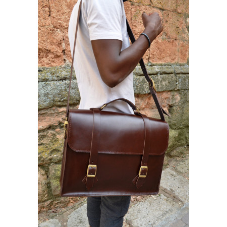 Maletín de cuero Abeba