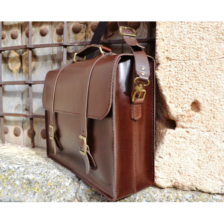 Maletín de cuero Abeba