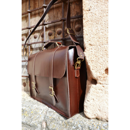 Maletín de cuero Abeba