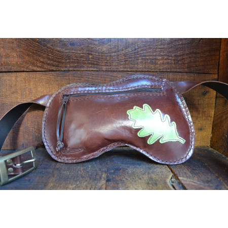 Riñonera cuero Abeba