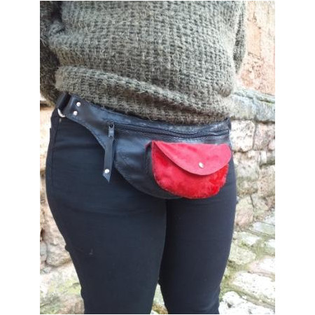 Riñonera cuero Alicia