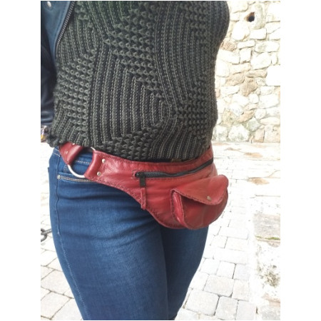 Riñonera cuero Alicia