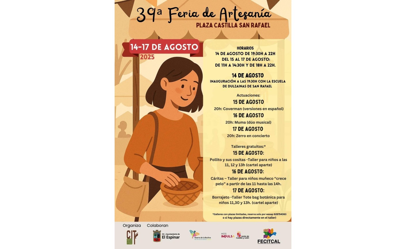 El Hada Leanan en la 39ª Feria de Artesanía de San Rafael