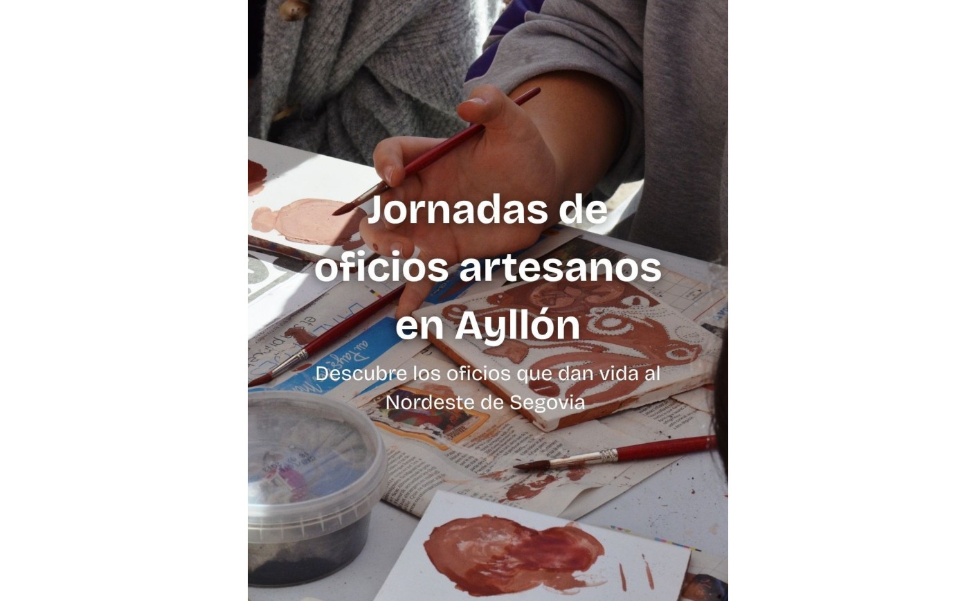 La artesanía también es parte del turismo rural