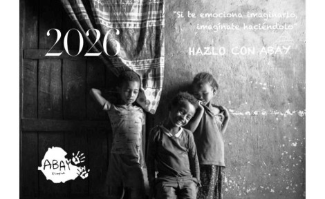 Calendario solidario Abay 2026 – ¡Hazlo con Abay!