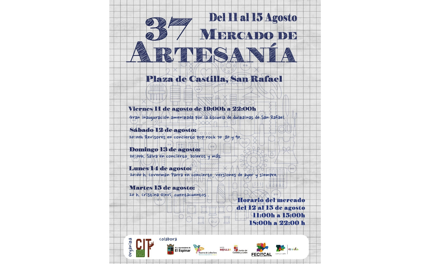 Mercado de artesanía San Rafael - Segovia